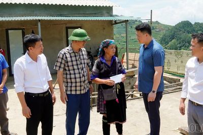 Phó Chủ tịch Thường trực Ủy ban MTTQ Việt Nam tỉnh Hà Đức Minh kiểm tra, chỉ đạo công tác phòng, chống lụt bão