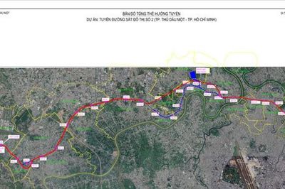 Tuyến metro Thủ Dầu Một - TP.HCM dài 35km với 24 nhà ga và mô hình TOD