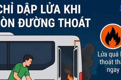 Kỹ năng thoát hiểm khỏi ô tô bốc cháy