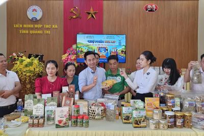 Kết nối xúc tiến tiêu thụ sản phẩm cho các hợp tác xã Quảng Trị-Quảng Ngãi trên nền tảng số