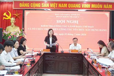 Kiểm tra công tác tổ chức xây dựng Đảng tại xã Đồng Hỷ