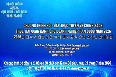 Doanh nghiệp Hàn Quốc sẽ được giải đáp trực tuyến về chính sách thuế, hải quan