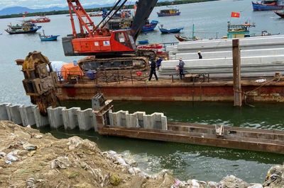 Đà Nẵng: Khẩn trương hoàn thành kè An Lương trước mùa mưa bão