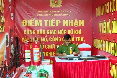 Phường Hà Đông siết chặt quản lý vũ khí, vật liệu nổ