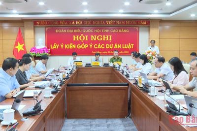Đoàn đại biểu Quốc hội lấy ý kiến với một số dự án Luật dự kiến trình Quốc hội