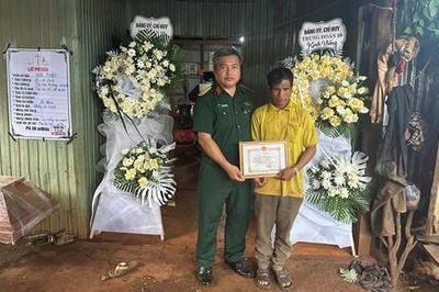 Chiến sĩ trẻ hy sinh khi cứu hai người bị điện giật