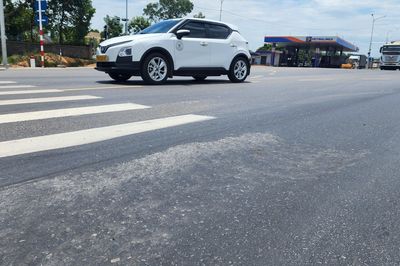 Cận cảnh dự án đường gần 1,4km hơn 100 tỷ chưa bàn giao đã lún ở Huế