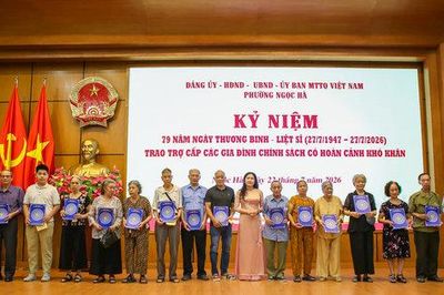 Phường Ngọc Hà tri ân các thế hệ người có công với cách mạng