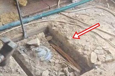 Kéo sợi dây lạ nhô lên từ nền nhà, người thợ không ngờ thứ xuất hiện sau đó trị giá hơn 70 tỷ đồng