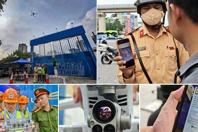 Công an Hà Nội tuần tra bằng UAV 'Make in Viet Nam': Đột phá quản trị giao thông và trật tự đô thị