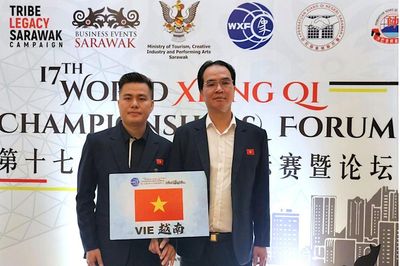 Đội tuyển cờ tướng Việt Nam so tài cùng đội tuyển Quảng Đông (Trung Quốc)