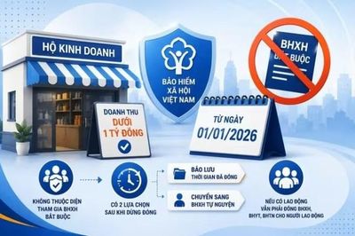 Chủ hộ kinh doanh dưới 1 tỉ đồng được dừng đóng BHXH bắt buộc từ năm 2026