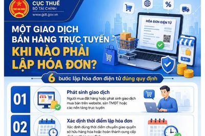 Một giao dịch bán hàng trực tuyến: Khi nào phải lập hóa đơn?