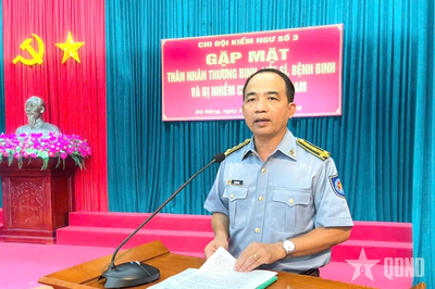 Chi đội Kiểm ngư số 3 gặp mặt thân nhân thương binh, liệt sĩ