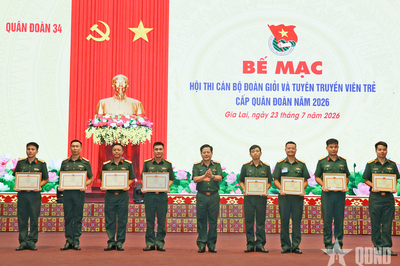 Quân đoàn 34: Bồi dưỡng cán bộ đoàn và đội ngũ tuyên truyền viên trẻ