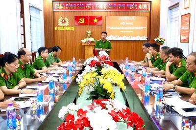 Cụm thi đua Cảnh sát nhân dân 1 sơ kết phong trào thi đua Vì an ninh Tổ quốc 6 tháng đầu năm 2026