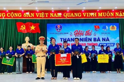 Tuổi trẻ xã Bà Nà sôi nổi tìm hiểu văn hóa giao thông