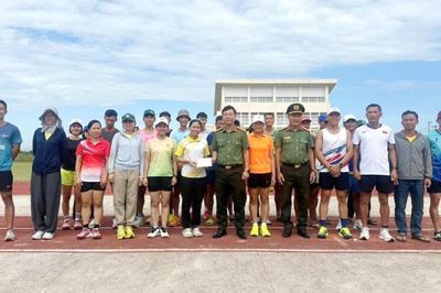 Lãnh đạo Công an TP Đà Nẵng động viên các đội tuyển tham dự Vòng chung kết Hội thao Bộ Công an