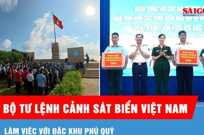 Bộ Tư lệnh Cảnh sát biển Việt Nam làm việc với đặc khu Phú Quý