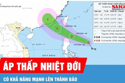Áp thấp nhiệt đới gần Biển Đông có khả năng mạnh lên thành bão