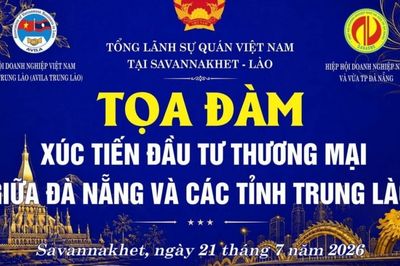 Tọa đàm Xúc tiến đầu tư thương mại giữa thành phố Đà Nẵng và các tỉnh Trung Lào