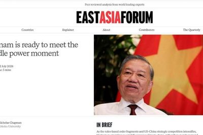 East Asia Forum: Việt Nam đã sẵn sàng đón nhận 'thời khắc của một cường quốc tầm trung'