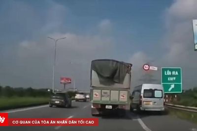 Tiếp nhận phản ánh qua Fanpage Cục CSGT, xử lý tài xế đi sai làn trên cao tốc