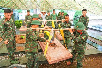 Tăng tốc thực hiện mục tiêu sớm đưa các liệt sĩ trở về với gia đình