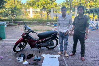 Bắt tạm giam nam thanh niên mượn xe chạy thử rồi chiếm đoạt