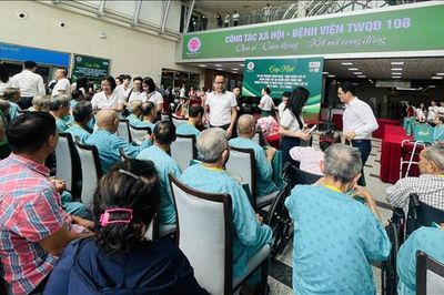 Lời tri ân sâu sắc gửi tới các thương bệnh binh tại Bệnh viện Trung ương Quân đội 108