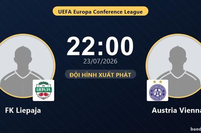TRỰC TIẾPTrực tiếp FK Liepaja vs Austria Vienna: Đội hình xuất phát