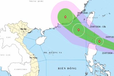 Bão sẽ di chuyển qua khu vực đông bắc vùng biển Bắc Biển Đông