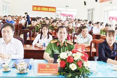 Xã Gò Công Đông: Phong trào Toàn dân bảo vệ an ninh Tổ quốc phát triển sâu rộng