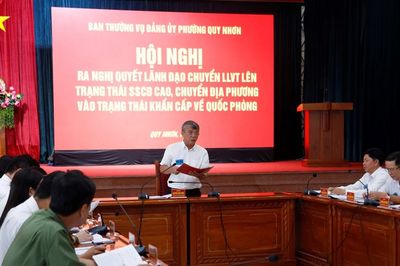Khai mạc diễn tập tác chiến phường Quy Nhơn trong khu vực phòng thủ