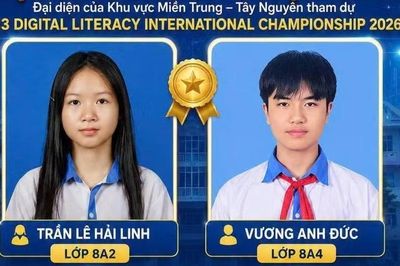 2 học sinh Gia Lai góp mặt trong đội tuyển Việt Nam tham dự Cuộc thi Vô địch kỹ năng số IC3 quốc tế 2026