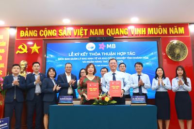 Ban Quản lý Khu kinh tế và Khu công nghiệp tỉnh Khánh Hòa ký kết thỏa thuận hợp tác với Ngân hàng TMCP Quân đội