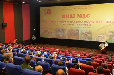 Khai mạc Tuần phim kỷ niệm 79 năm Ngày Thương binh - Liệt sĩ