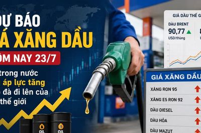 Dự báo giá xăng dầu hôm nay 23/7: Giá trong nước chịu áp lực tăng theo đà đi lên của dầu thế giới