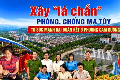 Xây 'lá chắn' phòng, chống ma túy từ sức mạnh đại đoàn kết ở phường Cam Đường