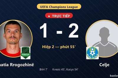 TRỰC TIẾPTrực tiếp Egnatia Rrogozhinë vs Celje: Celje vượt lên dẫn trước