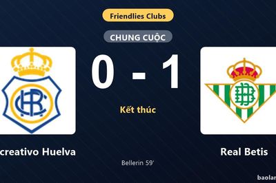 Thống kê trận đấu Recreativo Huelva 0-1 Real Betis: H. Bellerin tỏa sáng, Real Betis giành trọn 3 điểm