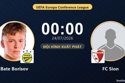 TRỰC TIẾPTrực tiếp Bate Borisov vs FC Sion: FC Sion kiểm soát thế trận, chưa có bàn thắng
