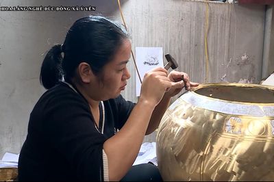 Tinh hoa làng nghề đúc đồng xã Ý Yên
