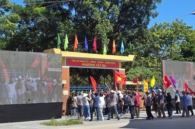 Diễn tập xử lý tình huống A2 tại phường Phú Xuân