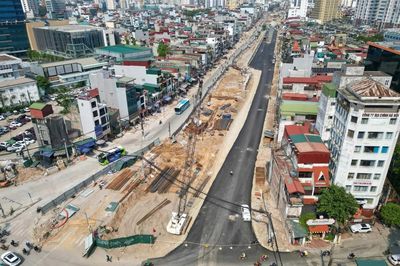 Tăng tốc thi công Vành đai 1 Hà Nội, quyết hoàn thành trước 2/9
