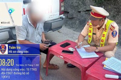 Quảng Ngãi: Tài xế không nhường đường xe ưu tiên bị phạt 7 triệu đồng