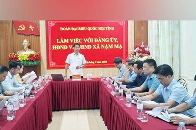 Đoàn ĐBQH tỉnh Lai Châu khảo sát hoạt động xã Nậm Cuổi, Nậm Mạ