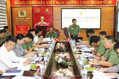 Bộ Công an khảo sát về thành lập Trường Văn hóa CAND trên địa bàn tỉnh Nghệ An