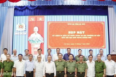 Công an Cà Mau tiếp nối truyền thống, vững bước tương lai