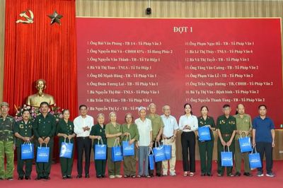 Phường Yên Sở gặp mặt tri ân gia đình thương binh liệt sĩ